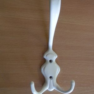 Nagy fehér kétágú fogas M338/fh