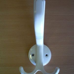 Nagy fehér kalaptartós fogas M359/fh